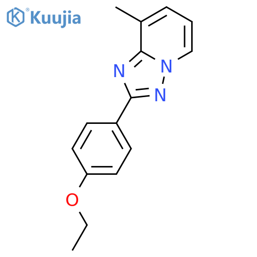 [1,2,4]Triazolo[1,5-a]pyridine, 2-(4-ethoxyphenyl)-8-methyl- structure