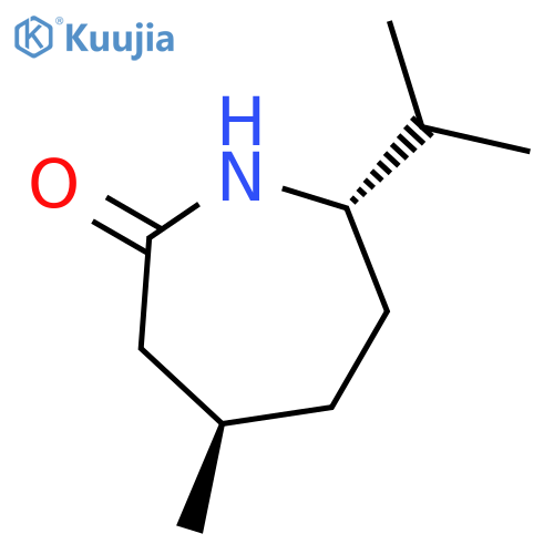 2H-Azepin-2-one, hexahydro-4-methyl-7-(1-methylethyl)-, (4R,7S)- structure