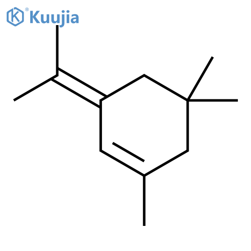 Cyclohexene, 1,5,5-trimethyl-3-(1-methylethylidene)- structure