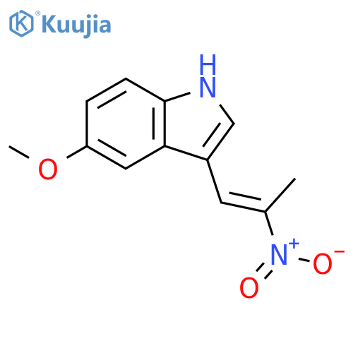5-methoxy-3-(2-nitro-cis-propenyl)-indole structure