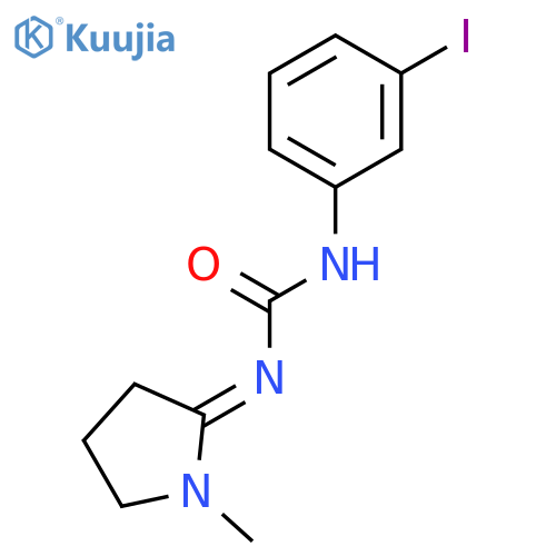 Urea, (3-iodophenyl)(1-methyl-2-pyrrolidinylidene)- structure
