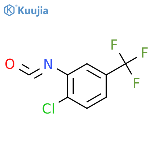2-Chloro-5-(trifluoromethyl)phenyl isocyanate structure