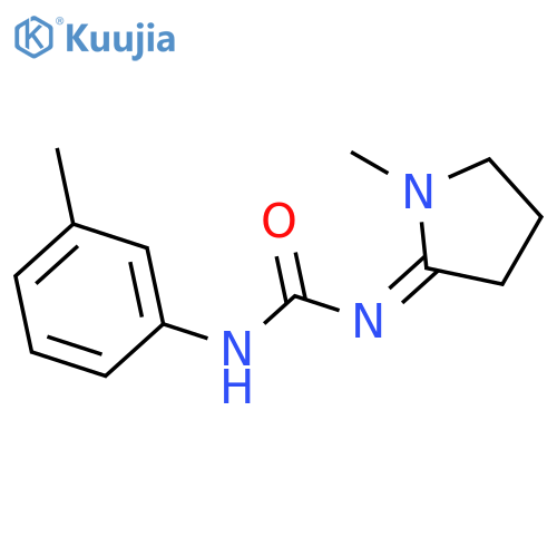 1-(3-methylphenyl)-3-[(2E)-1-methylpyrrolidin-2-ylidene]urea structure