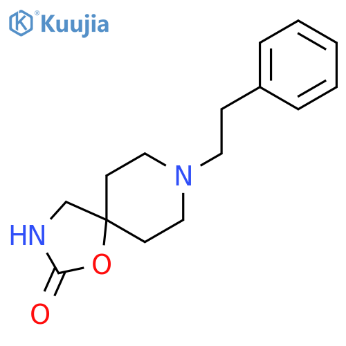 8-(2-phenylethyl)-1-oxa-3,8-diazaspiro4.5decan-2-one structure