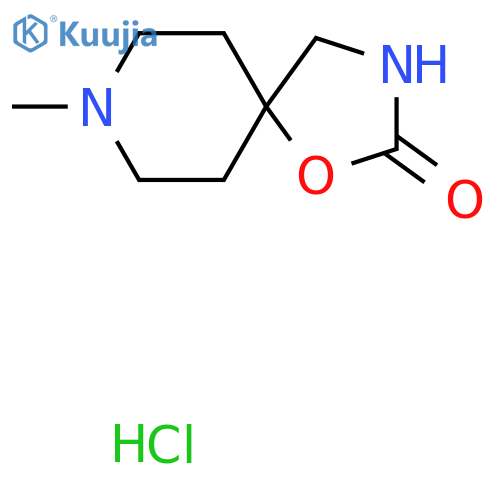 8-Methyl-1-oxa-3,8-diazaspiro4.5decan-2-one Hydrochloride structure
