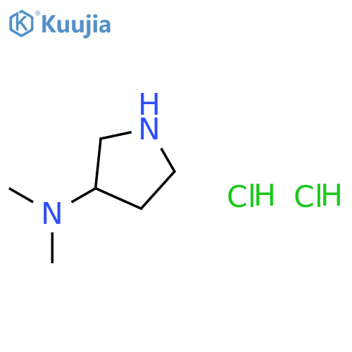 N,N-dimethylpyrrolidin-3-amine;dihydrochloride structure