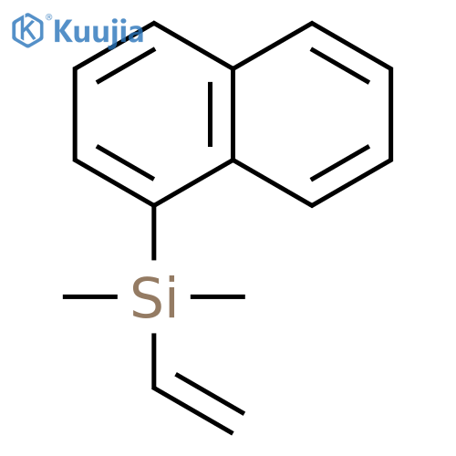 Silane, ethenyldimethyl-1-naphthalenyl- structure