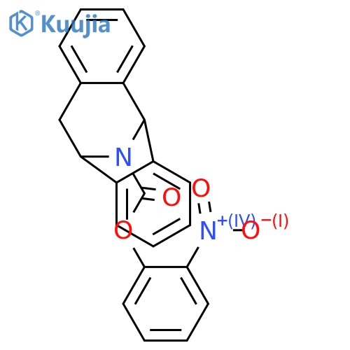 5H-Dibenzo[a,d]cyclohepten-5,10-imine-12-carboxylic acid, 10,11-dihydro-, 2-nitrophenyl ester structure