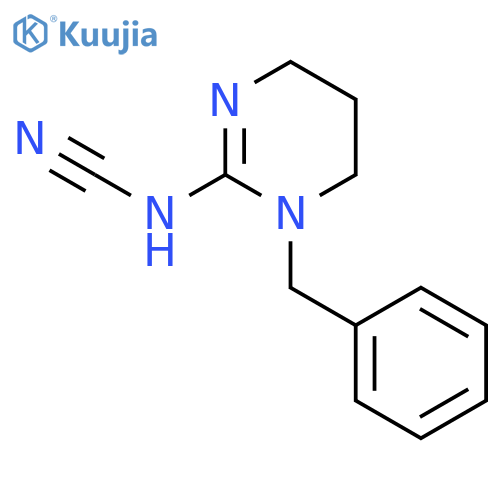 CYANAMIDE, [1,4,5,6-TETRAHYDRO-1-(PHENYLMETHYL)-2-PYRIMIDINYL]- structure