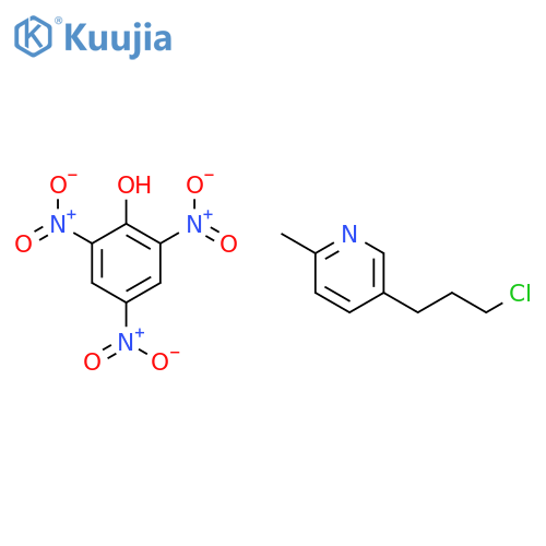 PYRIDINE, 5-(3-CHLOROPROPYL)-2-METHYL-, COMPD. WITH 2,4,6-TRINITROPHENOL(1:1) structure
