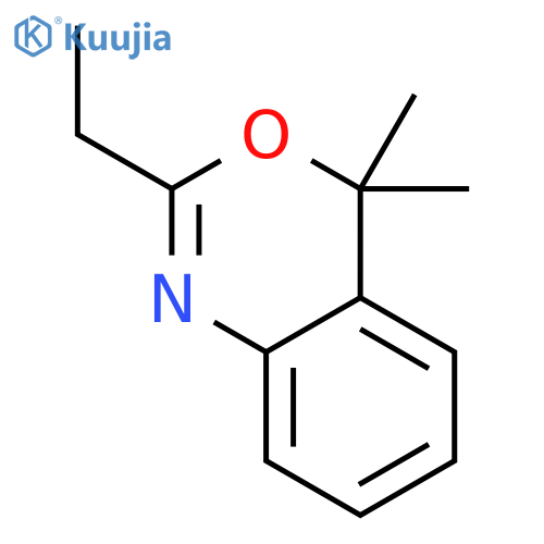 4H-3,1-Benzoxazine, 2-ethyl-4,4-dimethyl- structure