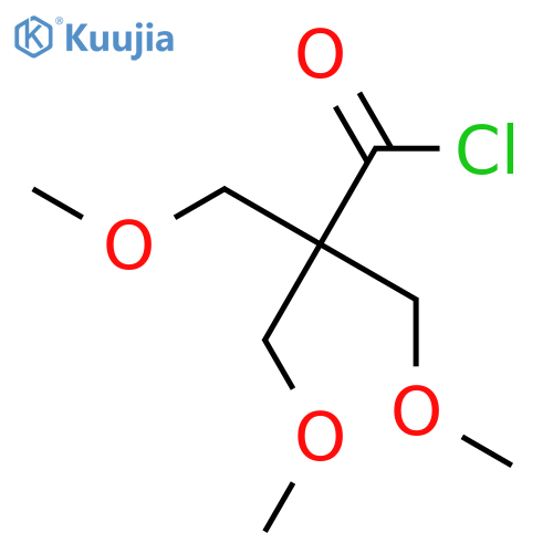 Propanoyl chloride, 3-methoxy-2,2-bis(methoxymethyl)- structure