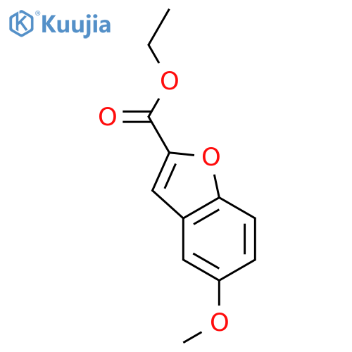 5-Methoxybenzofuran-2-carboxylic Acid Ethyl Ester structure
