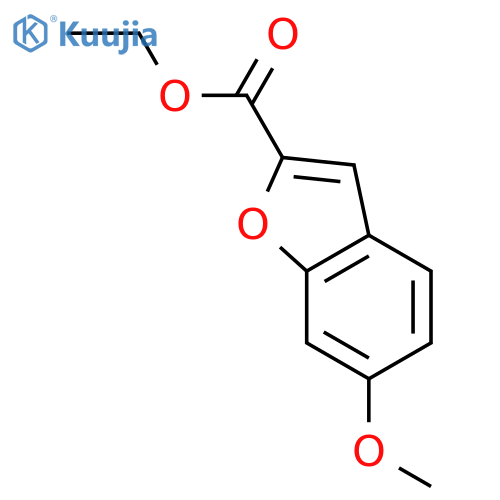 Ethyl 6-methoxybenzofuran-2-carboxylate structure