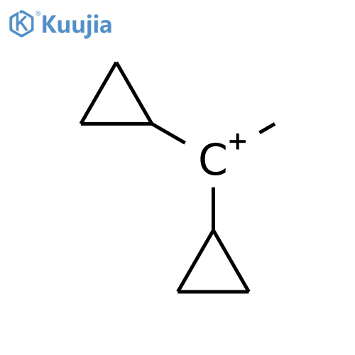 Ethylium, 1,1-dicyclopropyl- structure