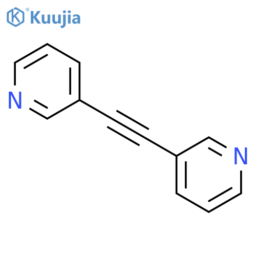 Pyridine, 3,3'-(1,2-ethynediyl)bis- structure
