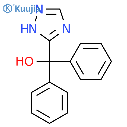 diphenyl(1H-1,2,4-triazol-5-yl)methanol structure