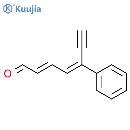 2,4-Heptadien-6-ynal, 5-phenyl- structure