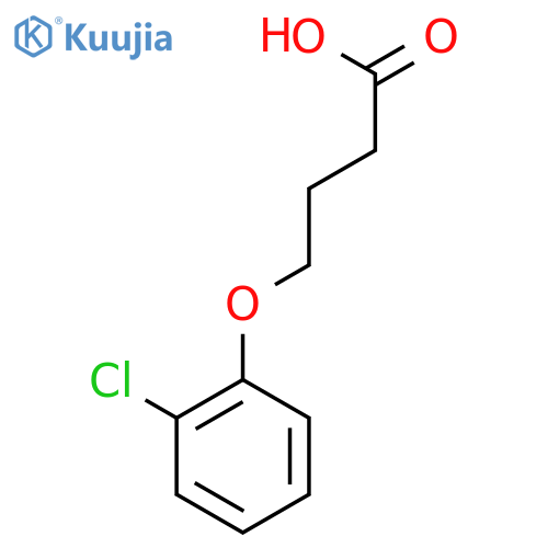 4-(2-chlorophenoxy)butanoic Acid structure