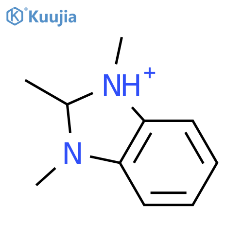 1H-Benzimidazolium, 1,2,3-trimethyl- structure