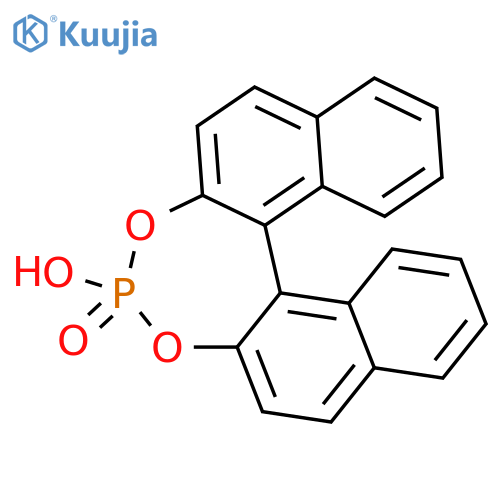 (+/-)-1,1'-binaphthyl-2,2'-diyl hydrogen phosphate structure