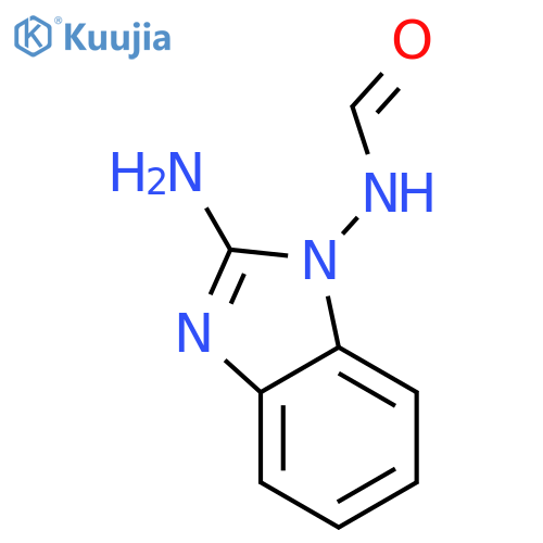 formamide, n-(2-amino-1h-benzimidazol-1-yl)- (9ci) structure