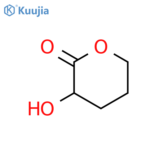 3-Hydroxytetrahydro-2H-pyran-2-one structure