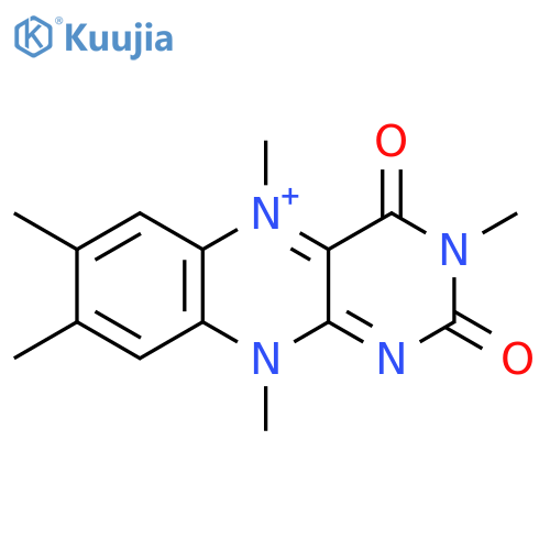 Benzo[g]pteridinium,2,3,4,10-tetrahydro-3,5,7,8,10-pentamethyl-2,4-dioxo- structure
