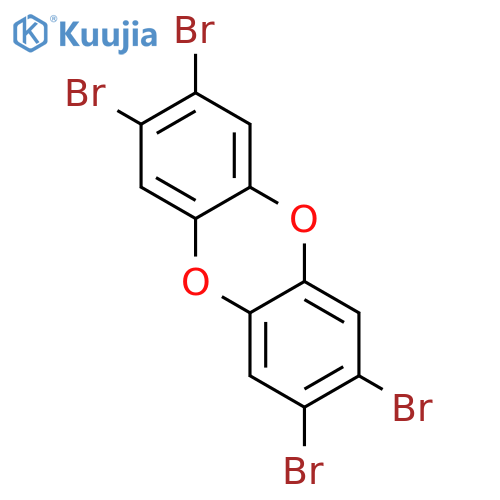 2,3,7,8-Tetrabromodibenzo-p-dioxin structure