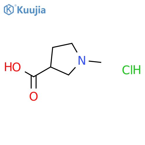 1-Methylpyrrolidine-3-carboxylic acid hydrochloride structure