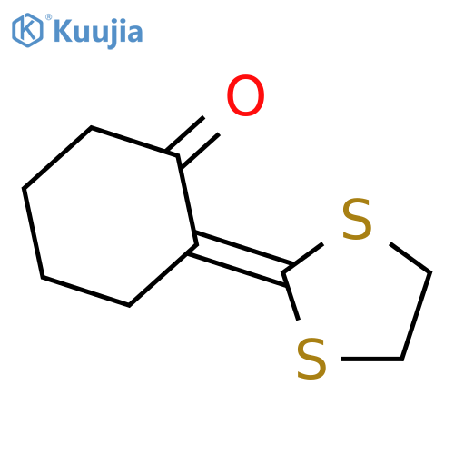 2-(1,3-dithiolan-2-ylidene)cyclohexanone structure