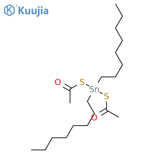 Stannane, bis(acetylthio)dioctyl- structure