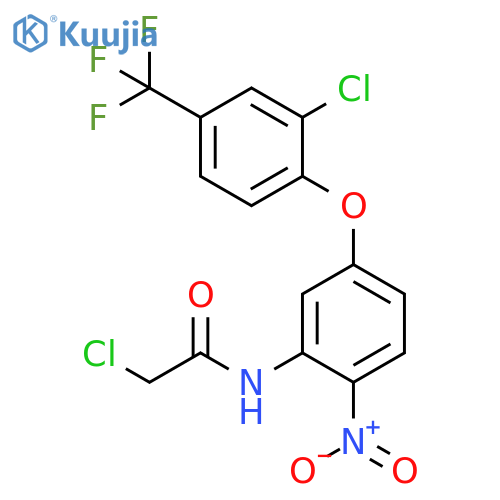 Acetamide,2-chloro-N-[5-[2-chloro-4-(trifluoromethyl)phenoxy]-2-nitrophenyl]- structure
