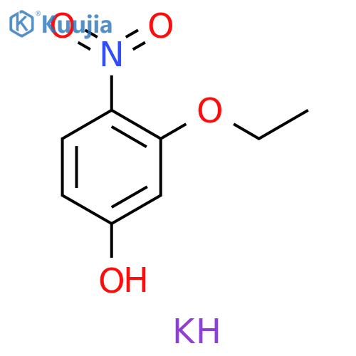 Phenol, 3-ethoxy-4-nitro-, potassium salt (1:1) structure