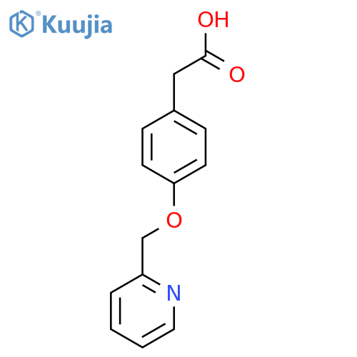 2-4-(Pyridin-2-ylmethoxy)phenylacetic Acid structure