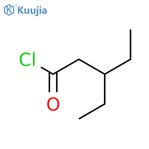 Pentanoyl chloride, 3-ethyl- structure