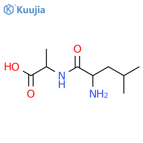 H-DL-Leu-DL-Ala-OH structure