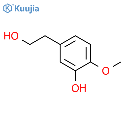 3-hydroxy-4-methoxyBenzeneethanol structure