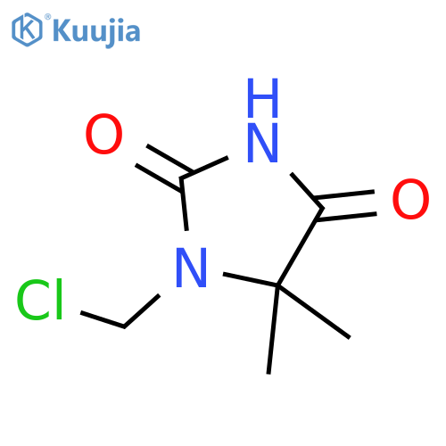 2,4-Imidazolidinedione, 1-(chloromethyl)-5,5-dimethyl- structure