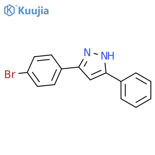 3-(4-bromophenyl)-5-phenyl-1H-pyrazole structure