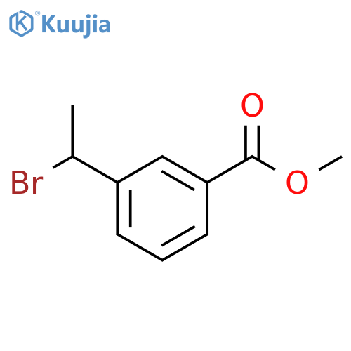 Methyl 3-(1-Bromoethyl)benzoate structure
