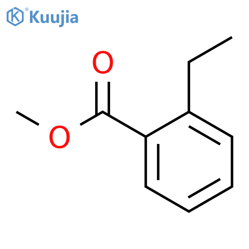 Benzoic acid, 2-ethyl-, methyl ester structure
