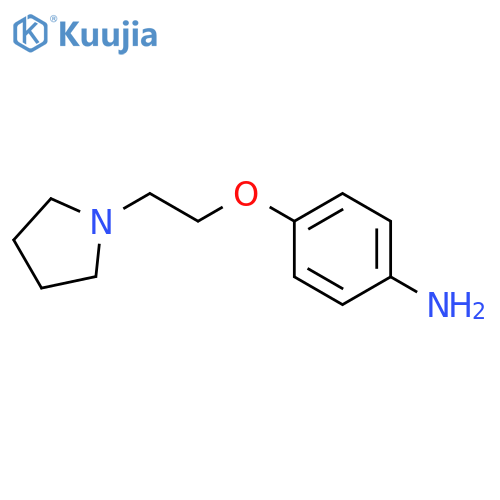 4-(2-(Pyrrolidin-1-yl)ethoxy)aniline structure
