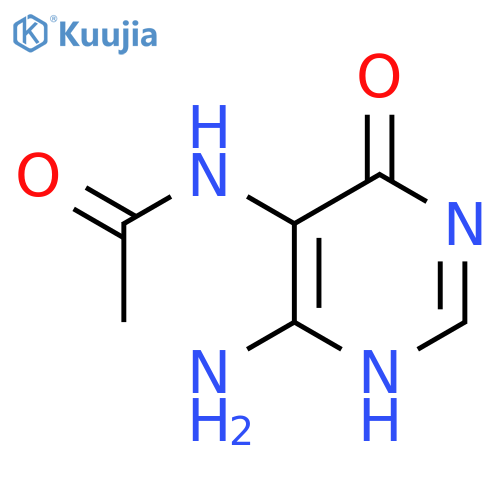 N-(6-amino-4-oxo-1h-pyrimidin-5-yl)acetamide structure