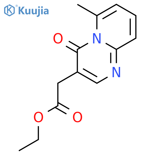 6-Methyl-4-oxo-4h-pyrido[1,2-a]pyrimidine-3-acetic acid ethyl ester structure