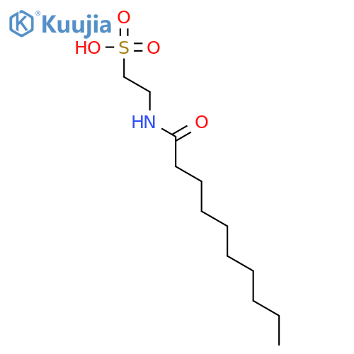 2-(Decanoylamino)ethanesulfonic acid structure