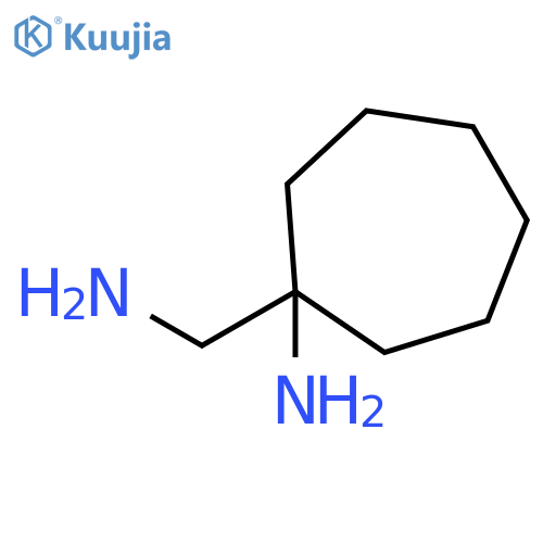 1-(aminomethyl)cycloheptan-1-amine structure
