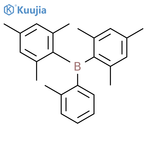 BORANE, (2-METHYLPHENYL)BIS(2,4,6-TRIMETHYLPHENYL)- structure