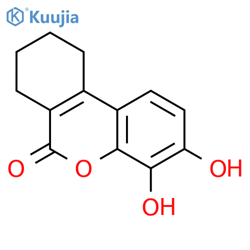 3,4-Dihydroxy-7,8,9,10-tetrahydro-6H-benzoc-chromen-6-one structure