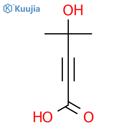 4-Hydroxy-4-methylpent-2-ynoic acid structure